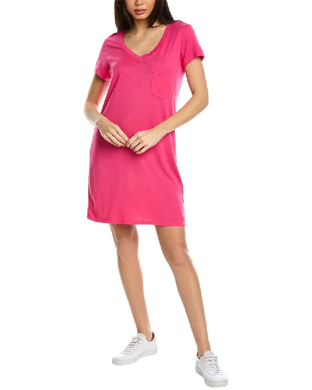 Women's shirt dress wide pop -Michael Stars T-Shirt Shift Dress