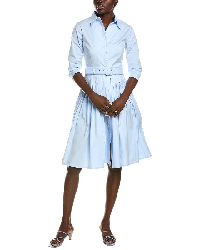 Women's shirt dress trim chic -Samantha Sung Audrey 2 Shirtdress