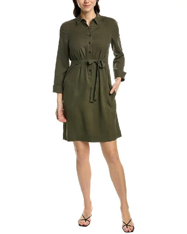 Women's shirt dress gleam glow -go>silk Silk Shirtdress