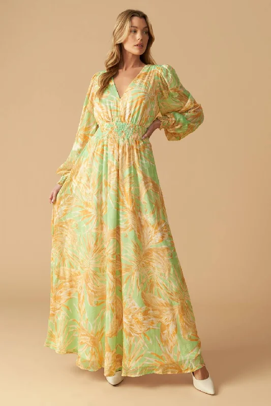 ladies-maxi-dress-forest-fable-SUNSET SASHAY WOVEN MAXI DRESS