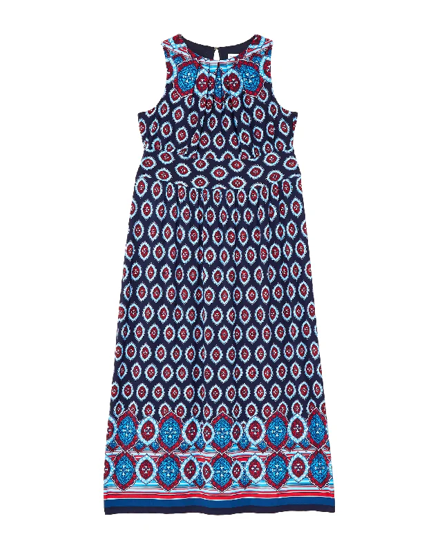 ladies-maxi-dress-sunset-sweep-Prairie Sleeveless Maxi Dress | Navy / Red