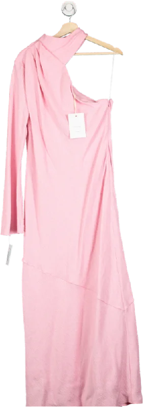 ladies-maxi-dress-designer-dusk-Significant Other Wafer Pink Eryn Maxi Dress UK 14