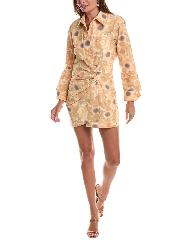 Women's shirt dress leaf chic -ALEXIS Nordeen Shirtdress