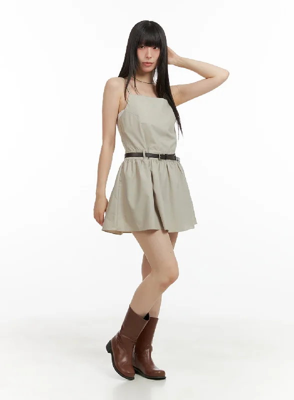 ladies-mini-dress-cinnamon-cool-Flare Cami Mini Dress CL422