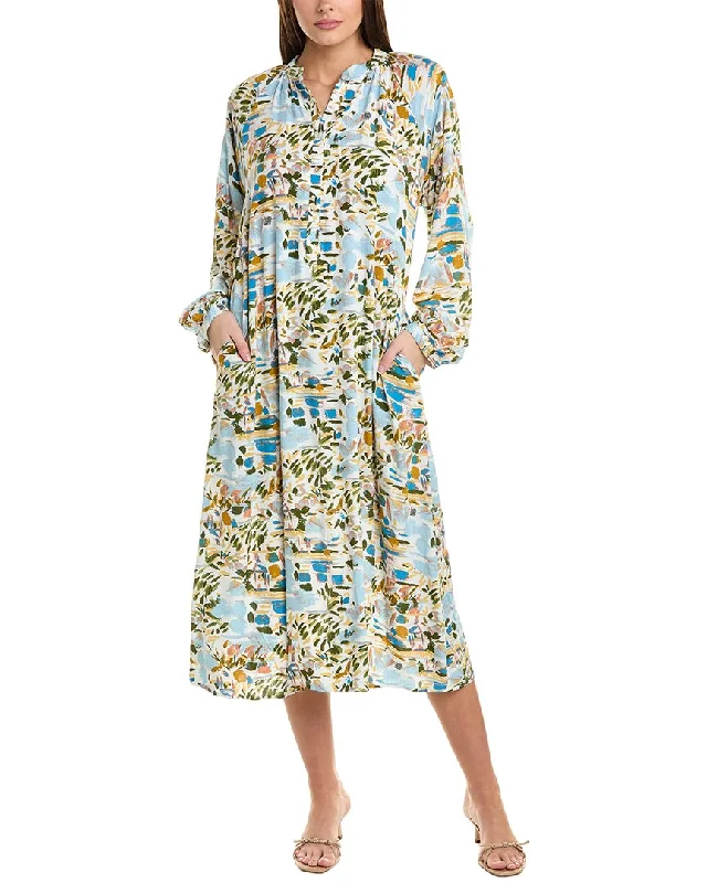 Women's shirt dress bell glow -ANNA KAY Tracie Shirtdress