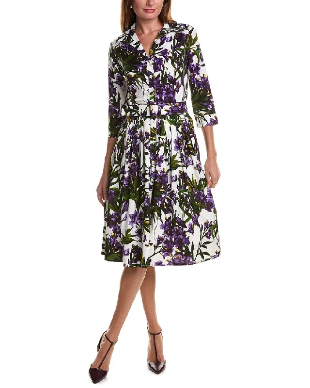 Women's shirt dress fit pop -Samantha Sung Audrey Shirtdress