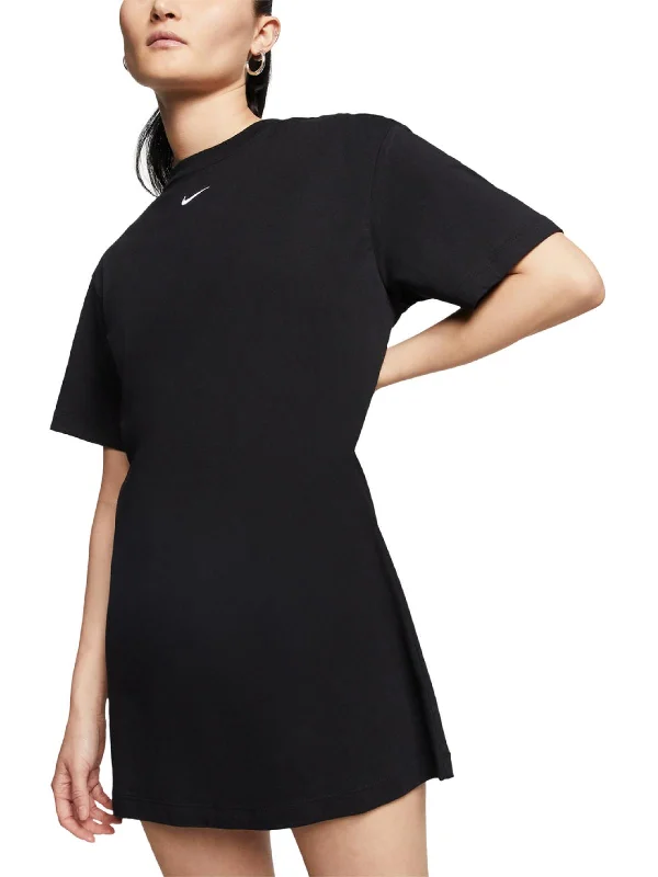 Women's shirt dress crisp pop -Womens Pullover Casual Shirtdress