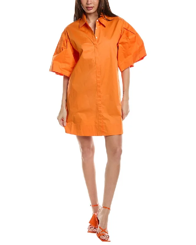 Women's shirt dress bud glow -Jason Wu Balloon Sleeve Shirtdress