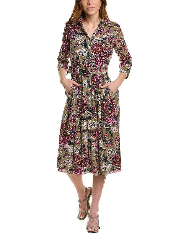 Women's shirt dress curve glow -Samantha Sung Audrey 3 Shirtdress