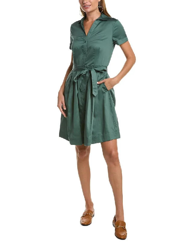 Women's shirt dress thread flair -Brooks Brothers Belted Shirtdress