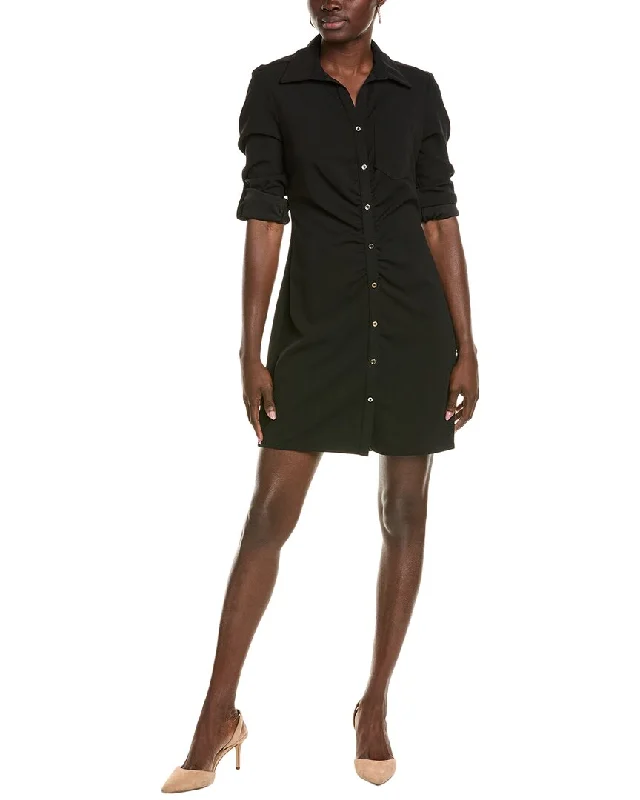 Women's shirt dress lax pop -Sharagano Shirtdress