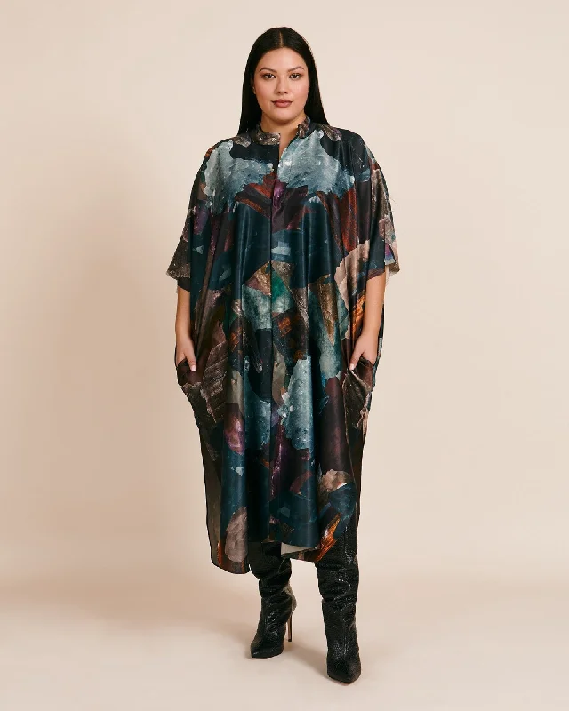 Women's midi dress glee pop -Kaftan Midi | Dark Aura Crystal