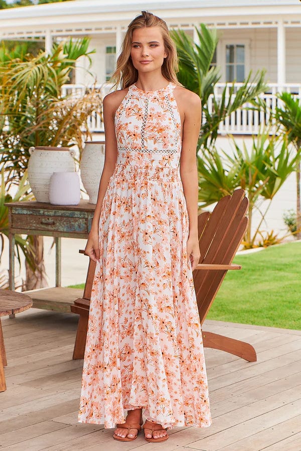 ladies-maxi-dress-turquoise-twirl-Endless Summer Maxi Dress - Apricot Prairie