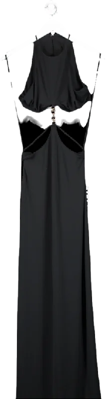 ladies-maxi-dress-comfortable-calm-LPA Black Elisa Maxi Dress UK XS