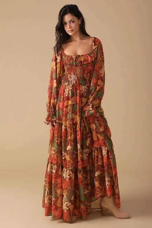 ladies-maxi-dress-autumn-amber-QUICK TO SMILE WOVEN MAXI DRESS