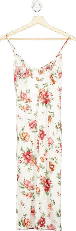 ladies-maxi-dress-shimmer-sunset-Ambiance Floral White Maxi Dress UK S