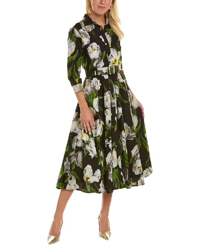 Women's shirt dress tide pop -Samantha Sung Avenue Shirtdress