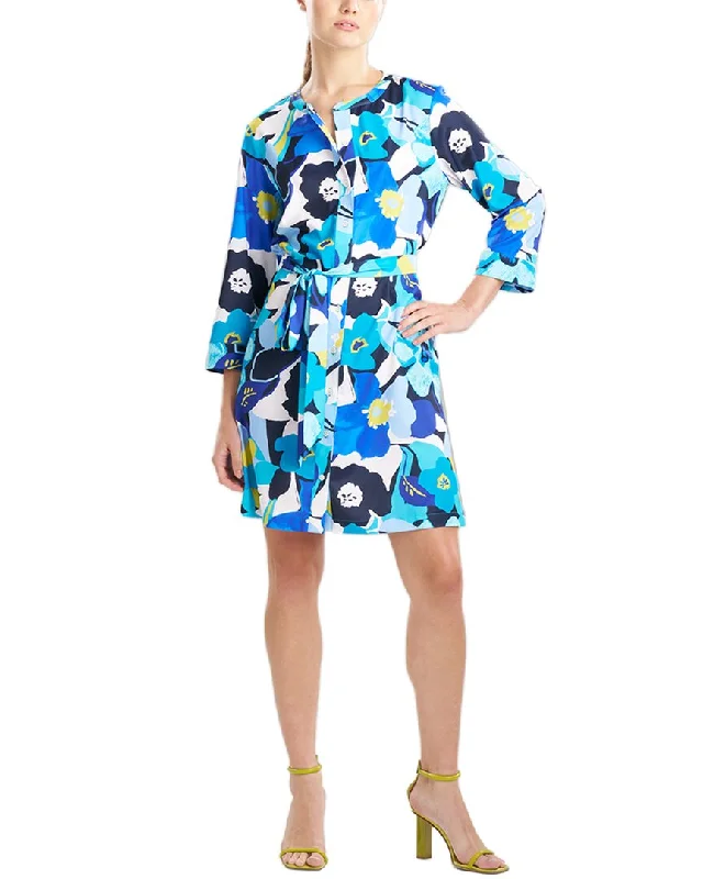 Women's shirt dress bump chic -Natori Shirt Dress