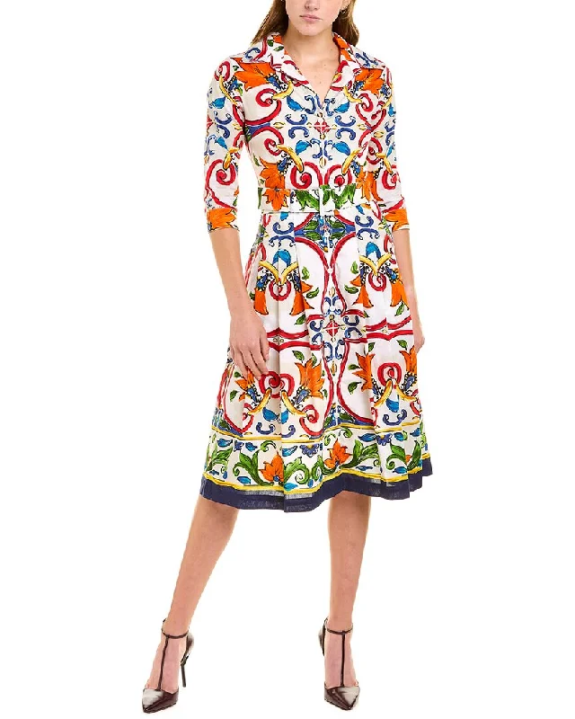 Women's shirt dress rare flair -Samantha Sung Audrey 3 Shirtdress