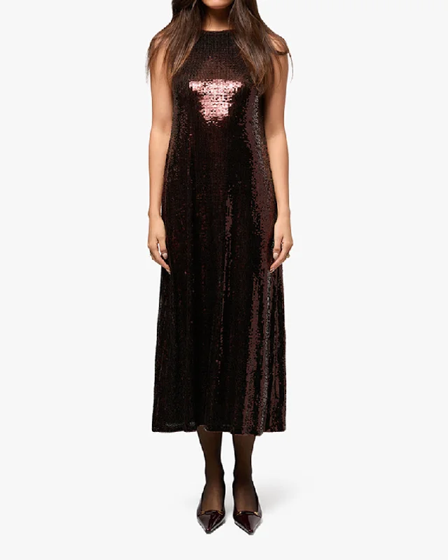 ladies-maxi-dress-dance-dawn-Sequin Maxi Dress