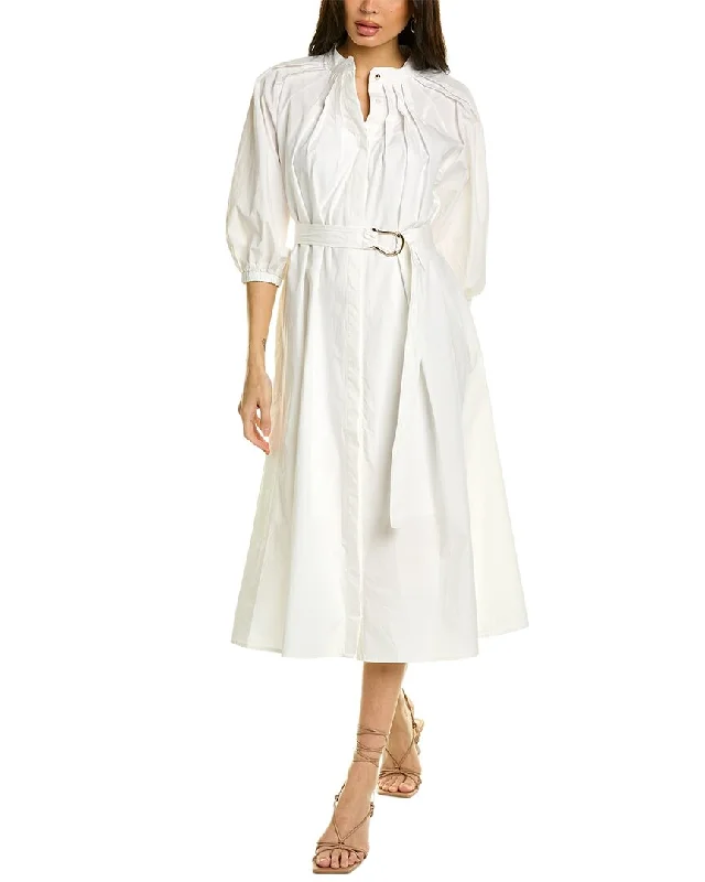 Women's flare dress casual glow -Gracia Flare Shirtdress