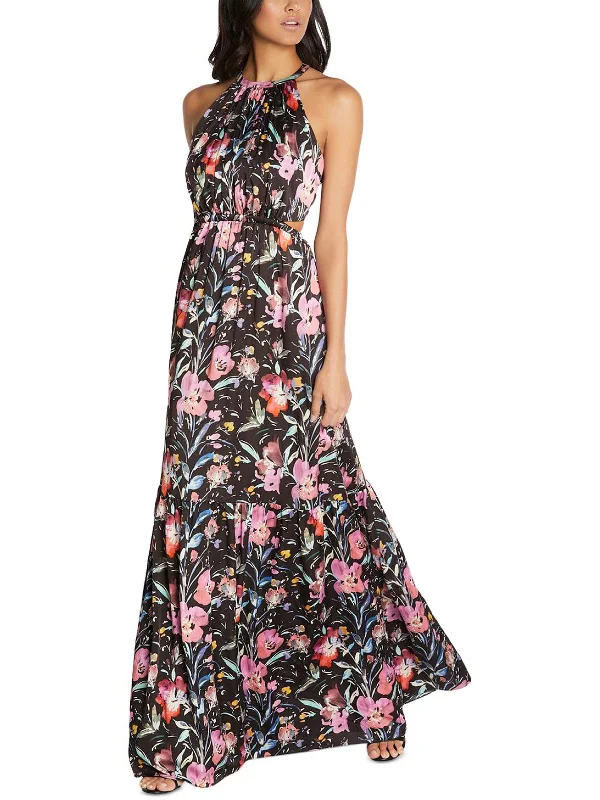 ladies-maxi-dress-influencer-iris-Womens Printed Sleeveless Maxi Dress