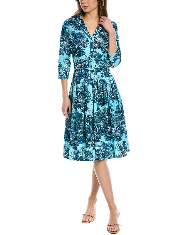 Women's shirt dress wild flair -Samantha Sung Audrey Shirtdress