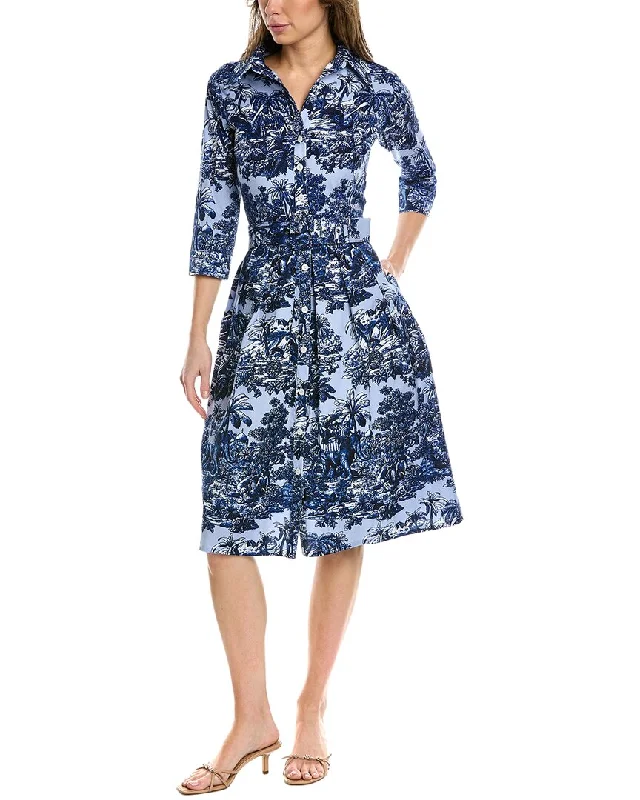 Women's shirt dress era flair -Samantha Sung Audrey Shirtdress