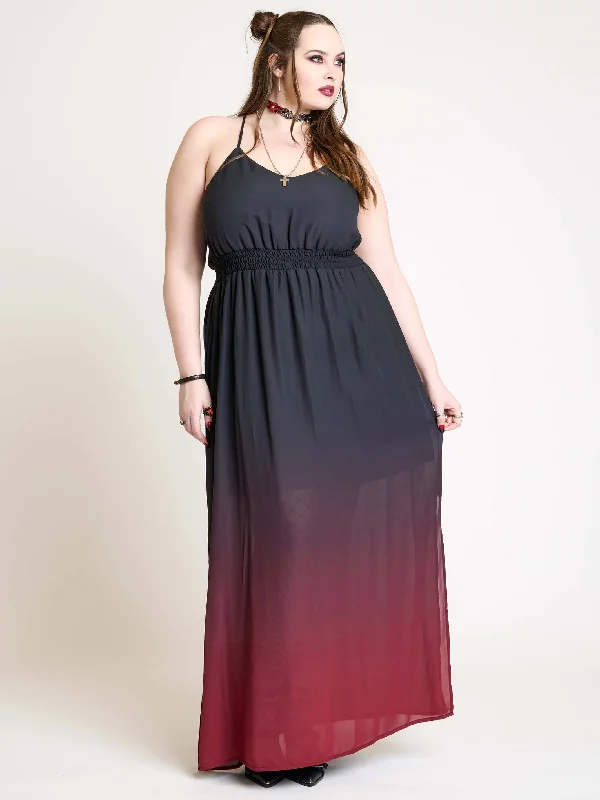 ladies-maxi-dress-travel-tide-Dipped in Blood Maxi Dress