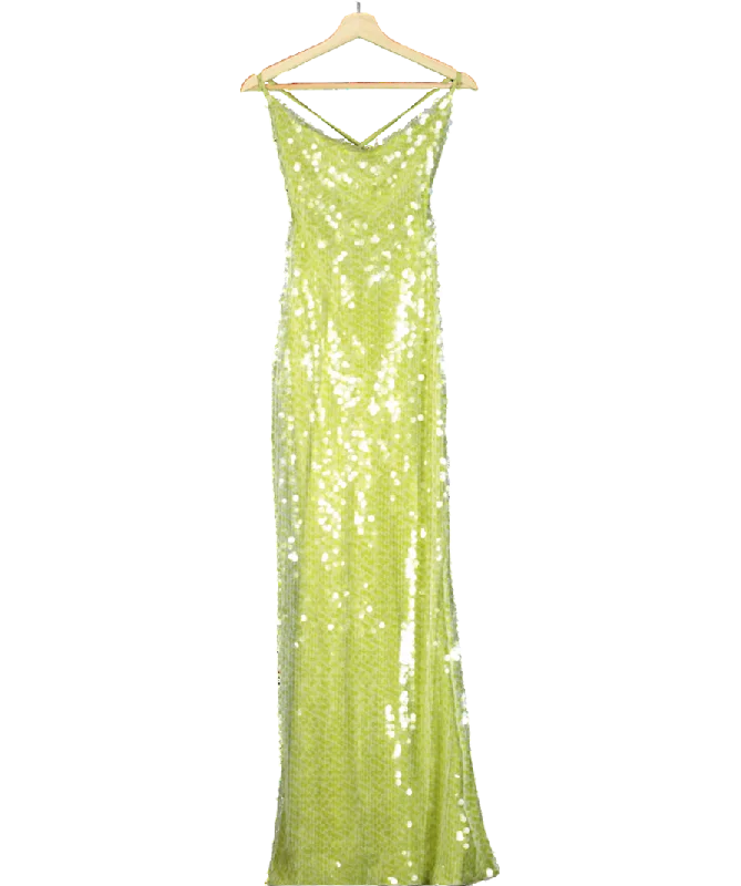 ladies-maxi-dress-fuchsia-fable-caramella Sequin Backless Maxi Dress In Emerald Green UK 8