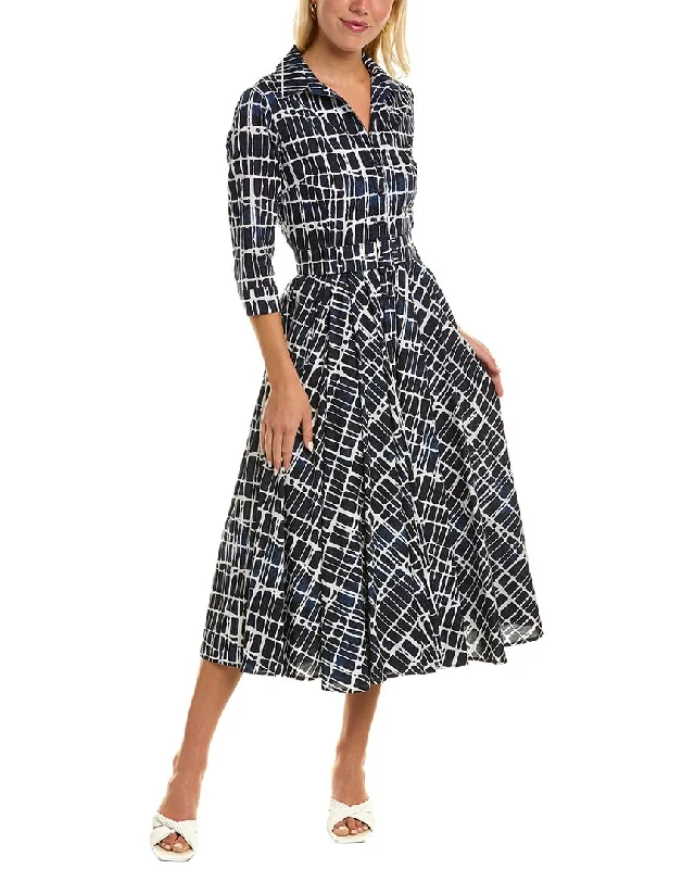 Women's shirt dress peak flair -Samantha Sung Vivien Shirtdress