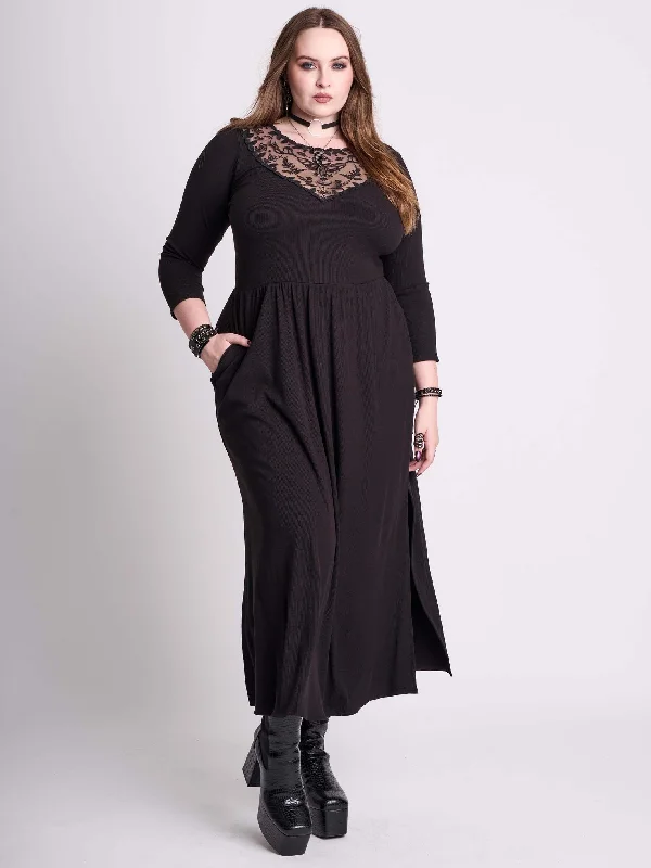 ladies-maxi-dress-photo-petal-Dark Delights Maxi Dress