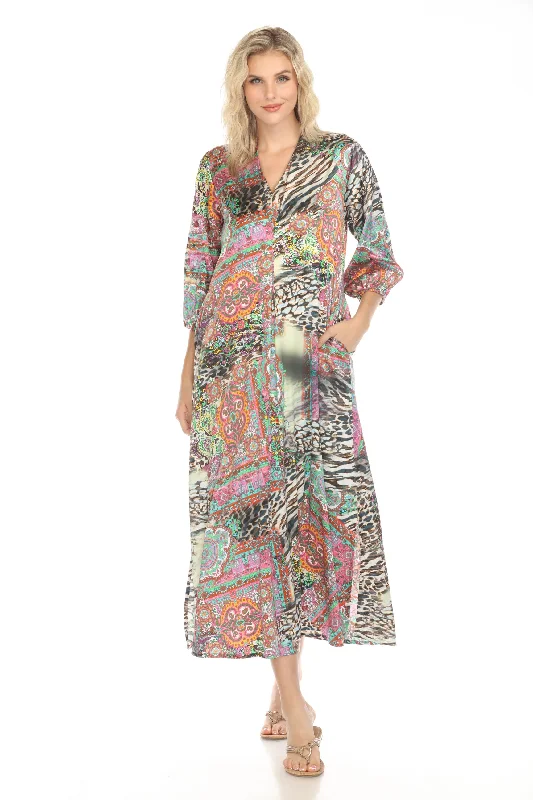 ladies-maxi-dress-viral-vibe-Johnny Was Kahinu Paisley Tie Silk Maxi Dress C36624BE