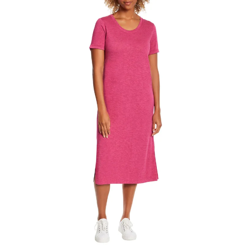 Women's midi dress now glow -Jessica Simpson Women's Soft Jersey Side Slits T-Shirt Midi Dress