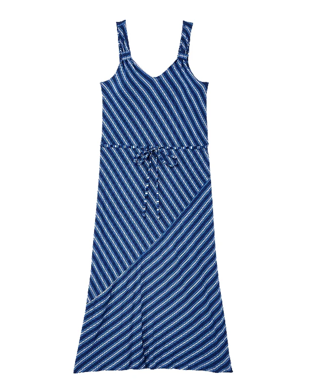 ladies-maxi-dress-scoop-sway-Edina Sleeveless Maxi Dress | Navy / Royal Blue