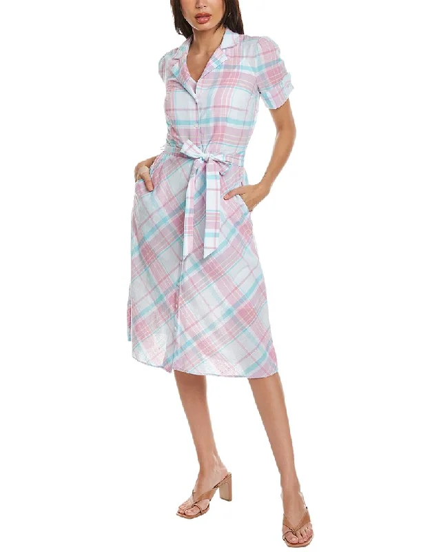 Women's shirt dress bump flair -Brooks Brothers Shirtdress